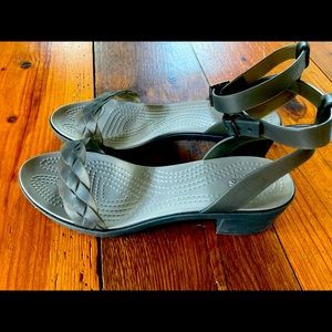 Nearly new Croc sandal heels